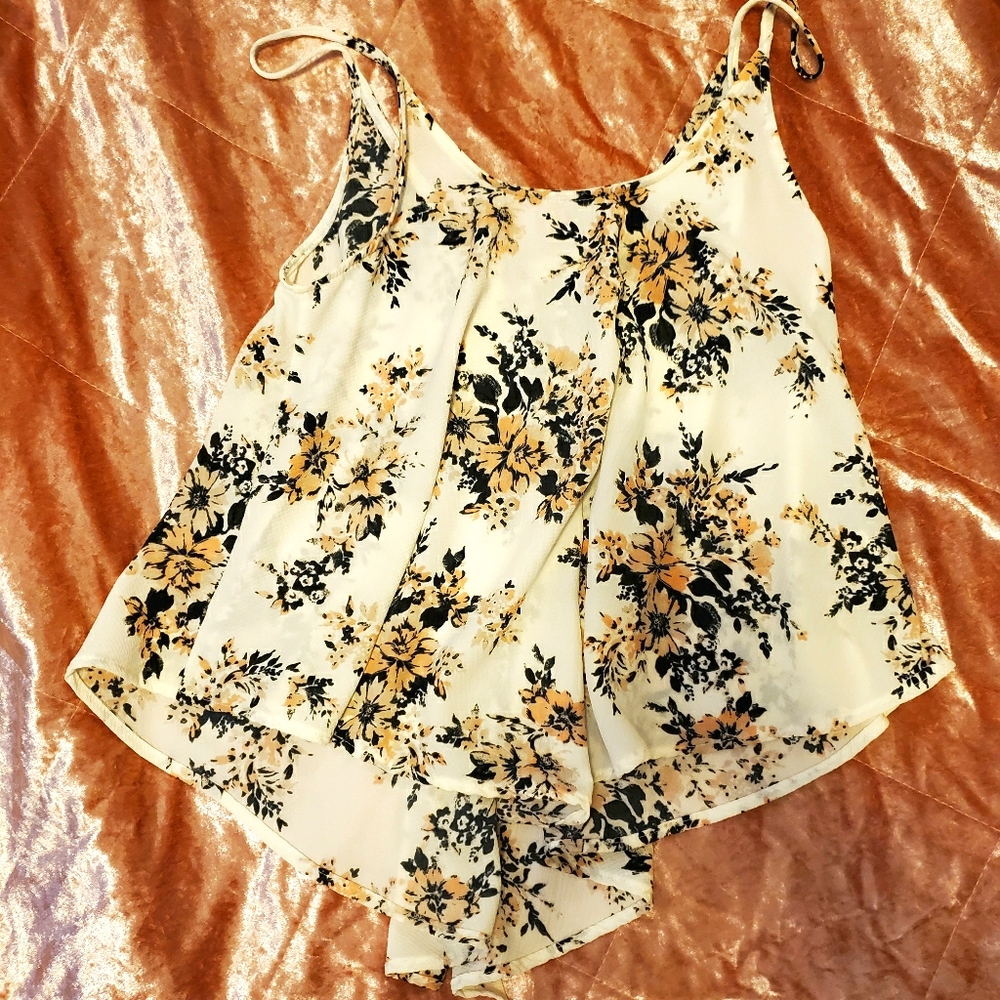 Floral tank top